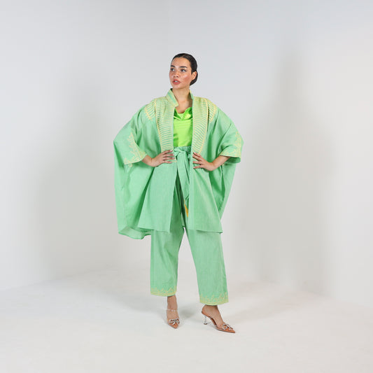 Farah Mini Cape (Neon Green)