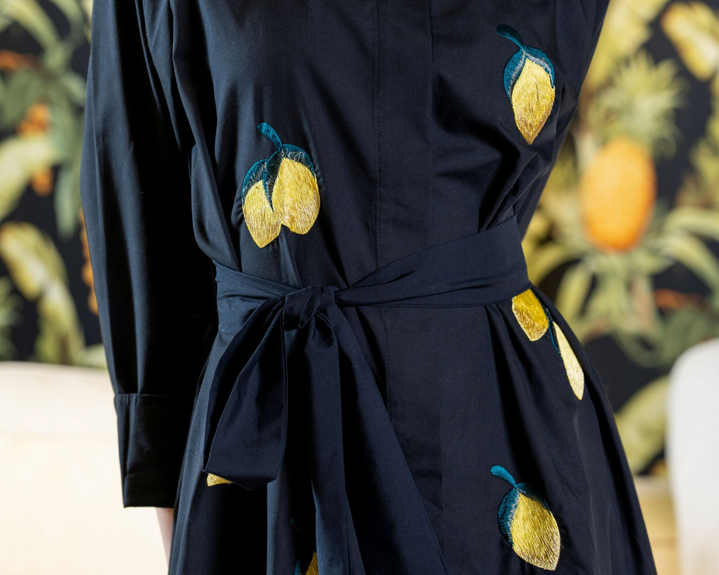 Black Dress With Lemons