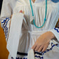 White Dress With Embroidery