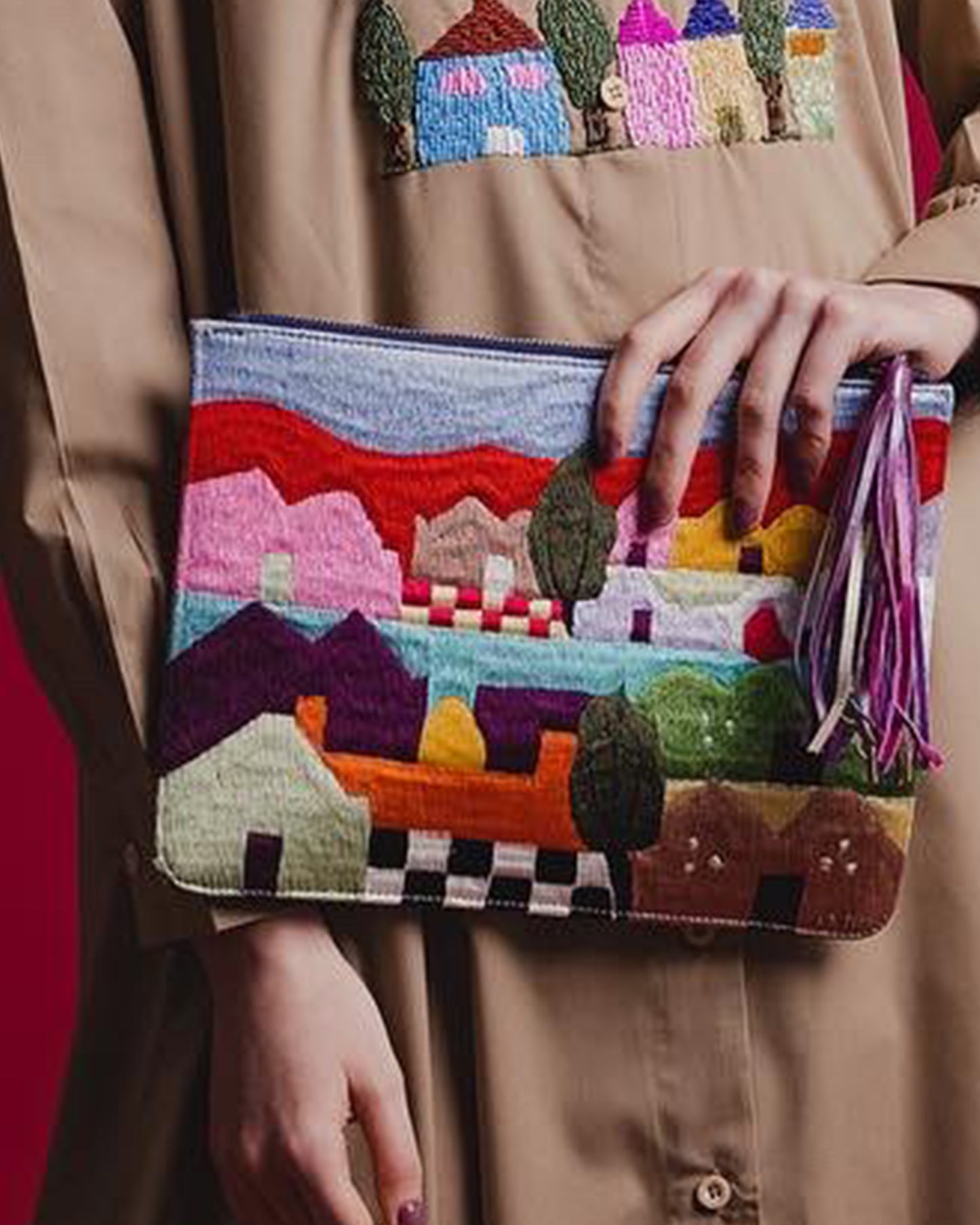 Village Clutch (Multiple Color)