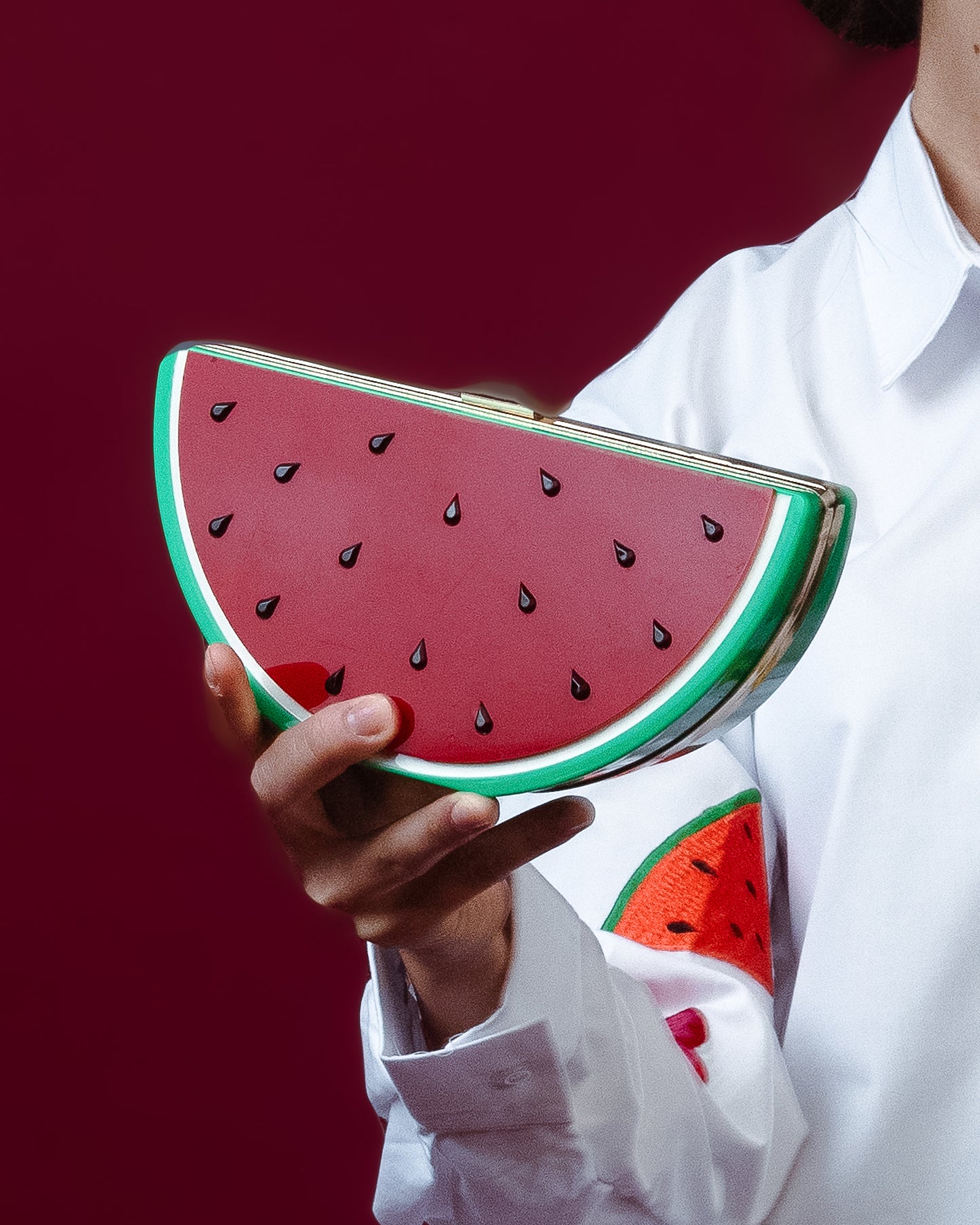 Watermelon Clutch (Red / Green)