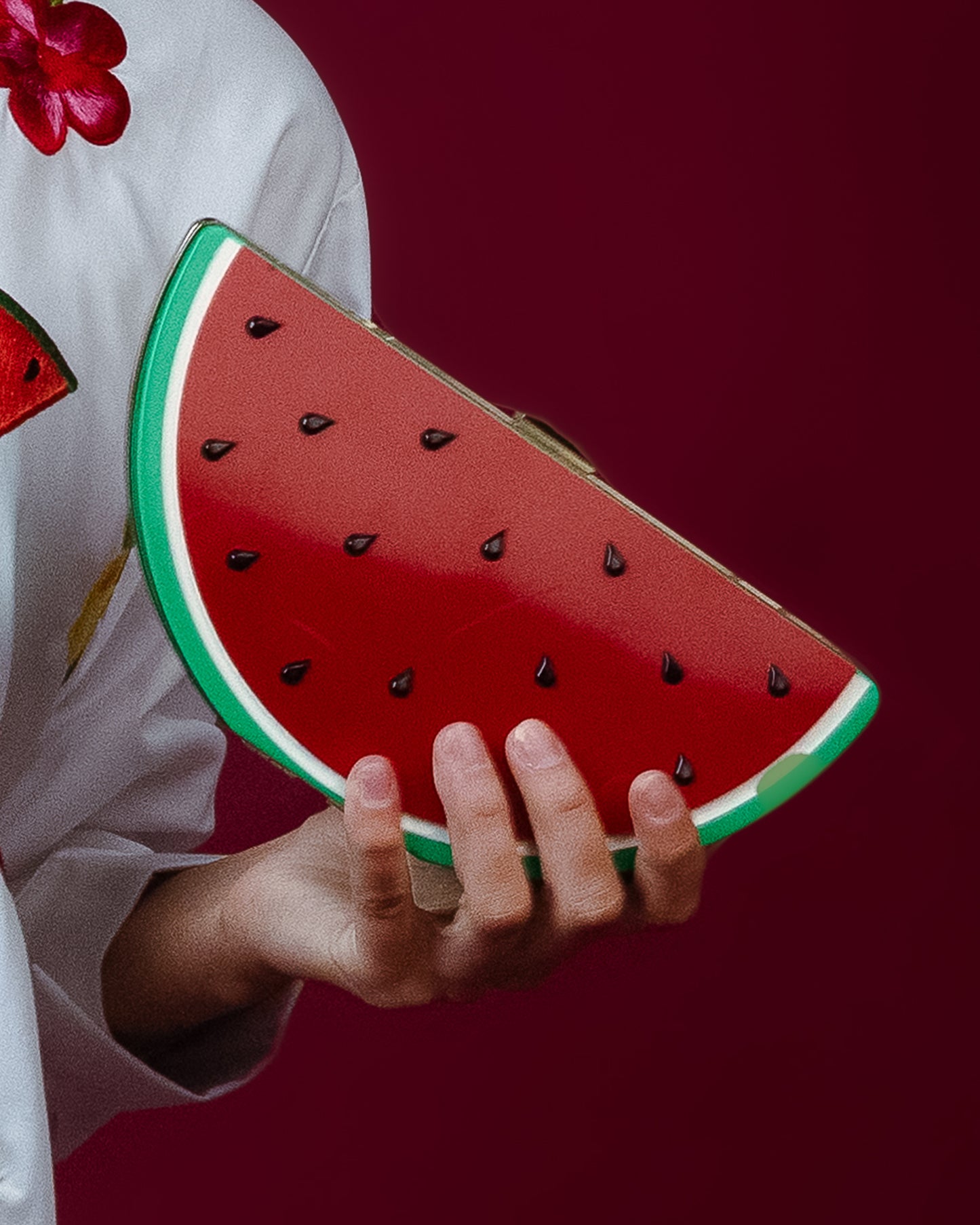 Watermelon Clutch (Red / Green)