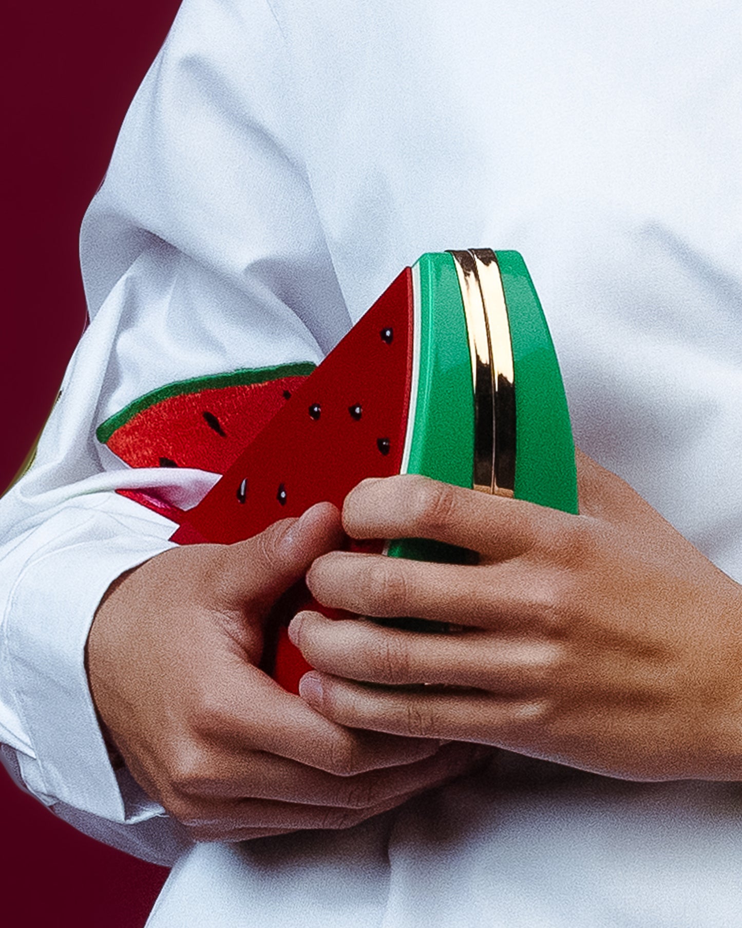 Watermelon Clutch (Red / Green)